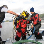 Commercial diving support services